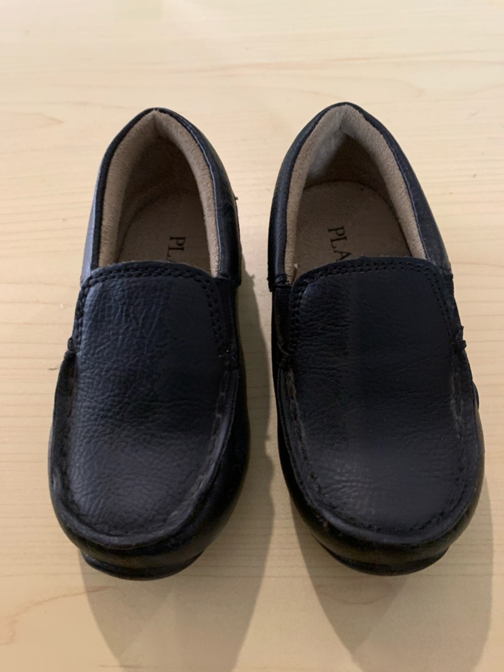 Classic Black Slip-On Loafers for kids